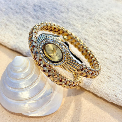 Snake Head Crystal Women’s Watch