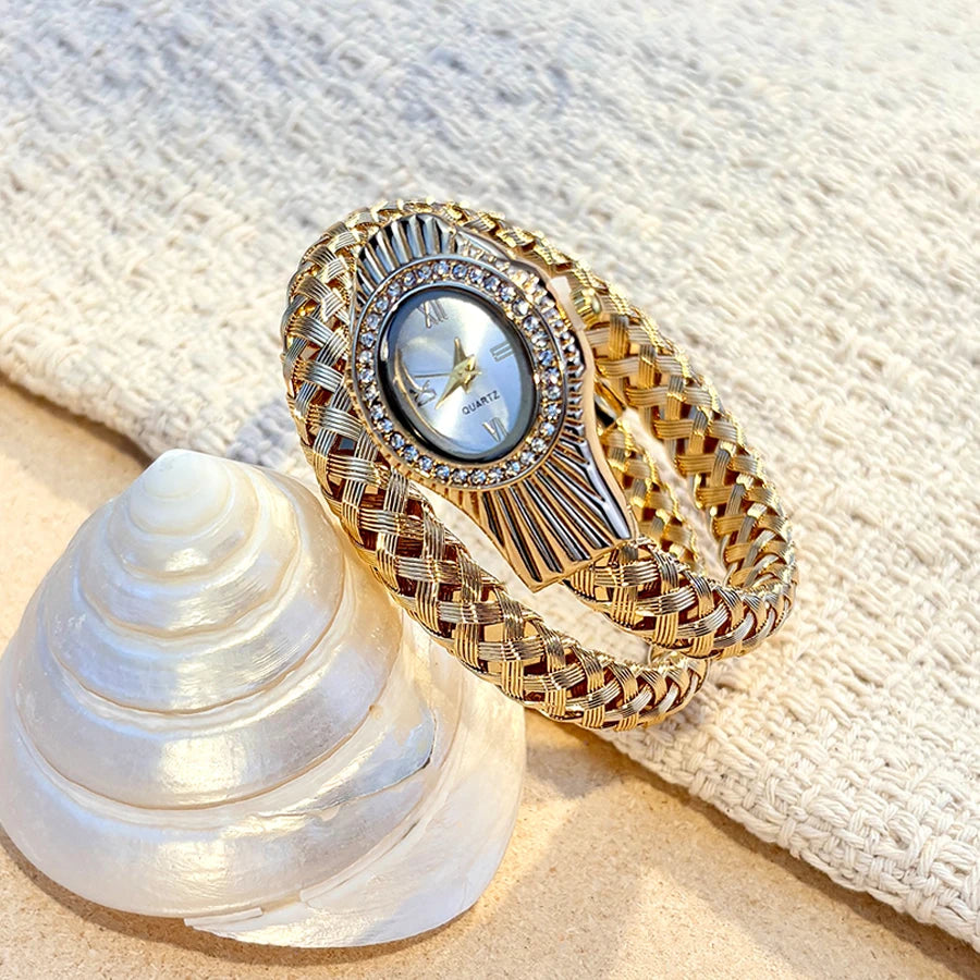 Snake Head Crystal Women’s Watch
