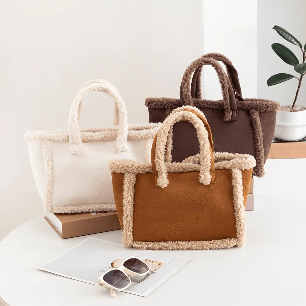 Plush Velvet Women’s Handbag