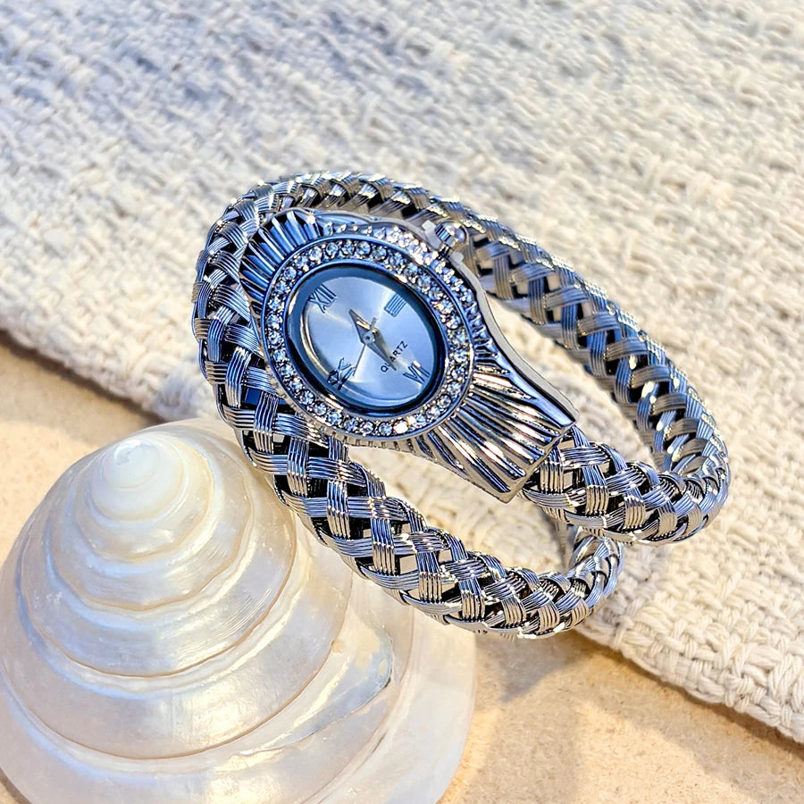 Snake Head Crystal Women’s Watch