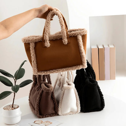 Plush Velvet Women’s Handbag