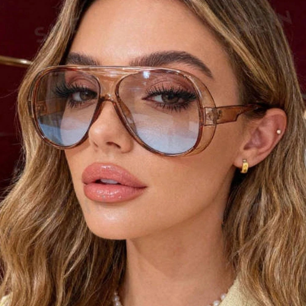Vintage Gradient Cat Eye Sunglasses