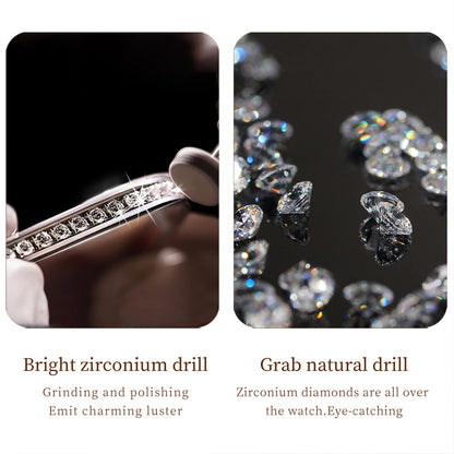 Women’s Luxury Diamond Quartz Wristwatch