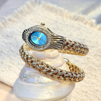 Snake Head Crystal Women’s Watch