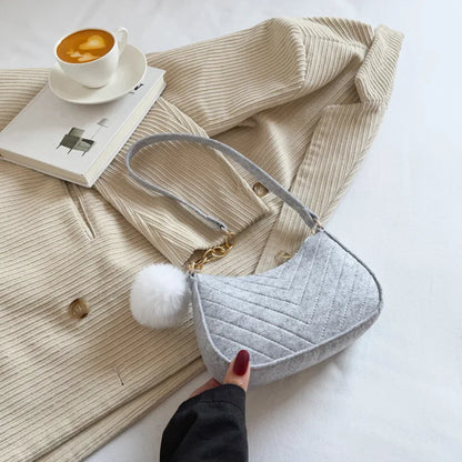 Elegant Mini Felt Handbag