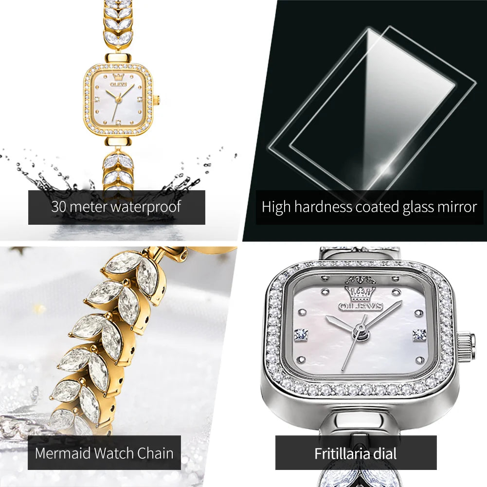 Women’s Luxury Square Wristwatch