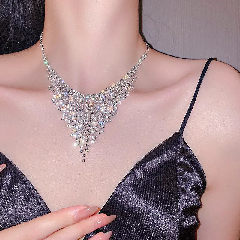 Elegant Triangle Pendant Necklace