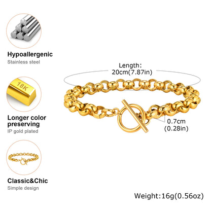 Women’s T-Bar Link Bracelet