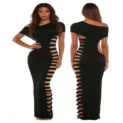 Elegant One Shoulder Bodycon Dress