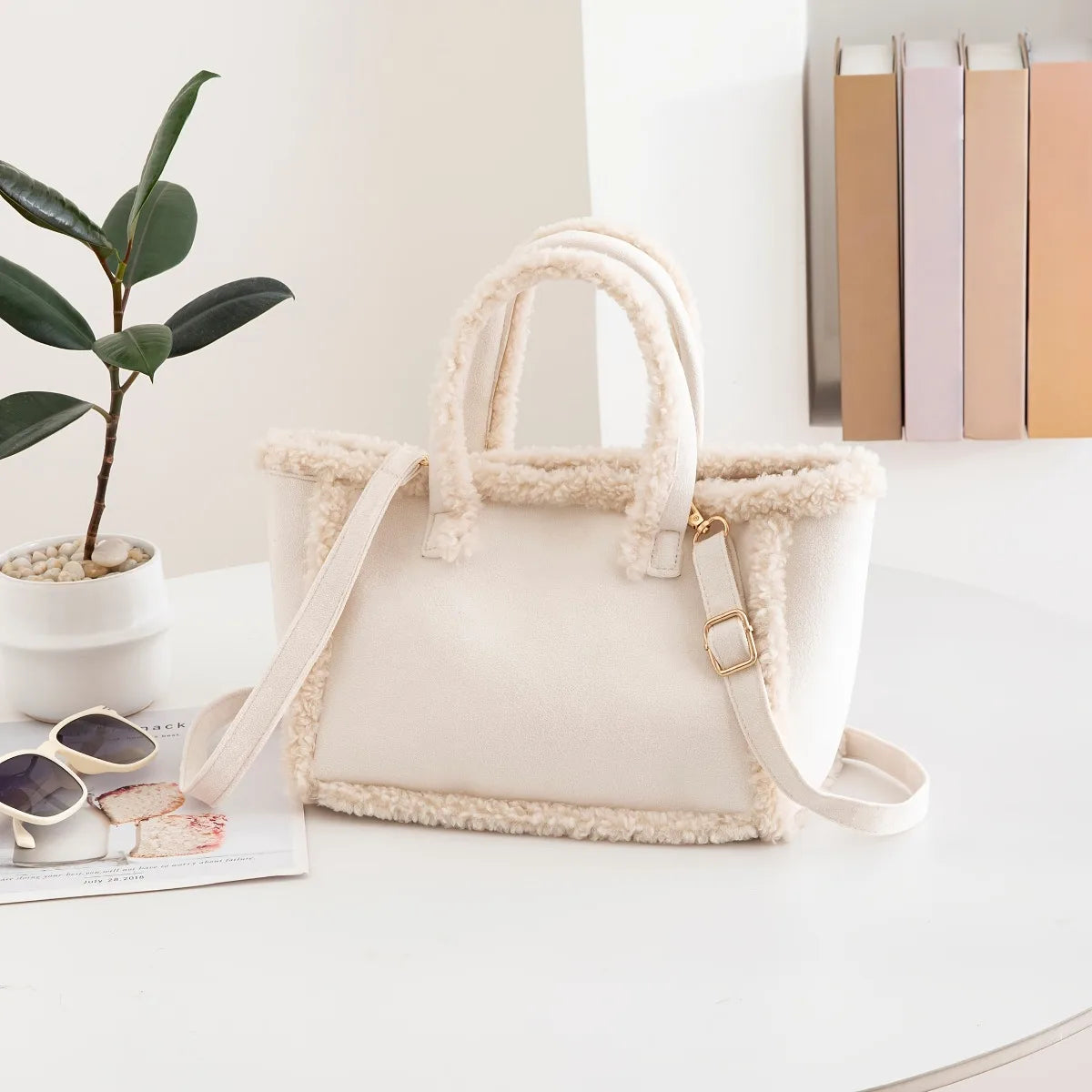 Plush Velvet Women’s Handbag