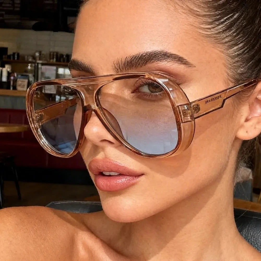 Vintage Gradient Cat Eye Sunglasses