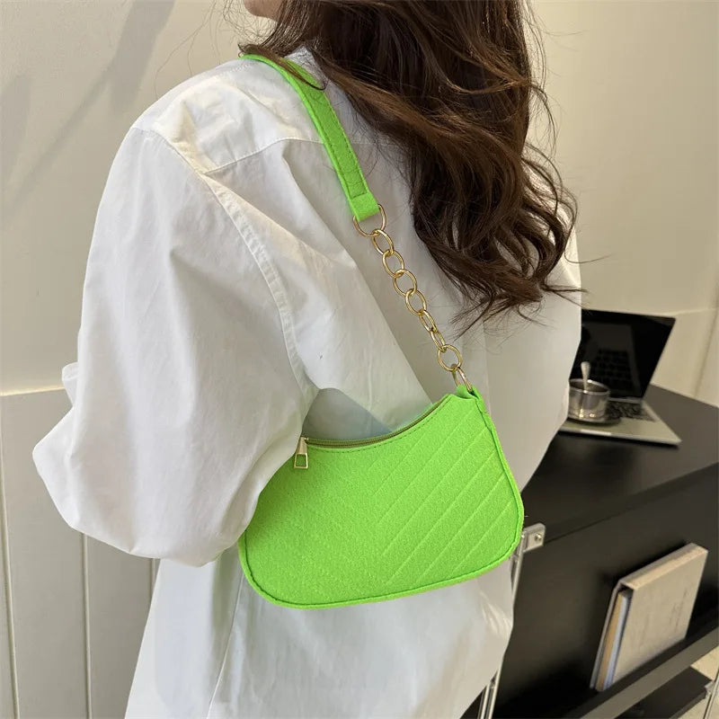 Elegant Mini Felt Handbag