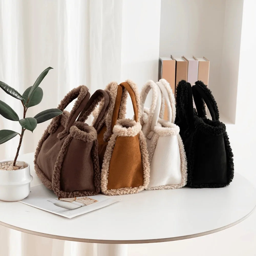 Plush Velvet Women’s Handbag
