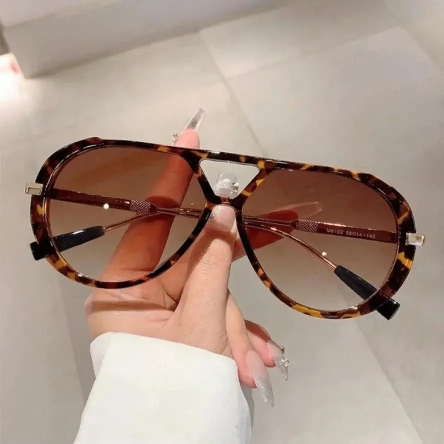 Vintage Oversized Shield Shades