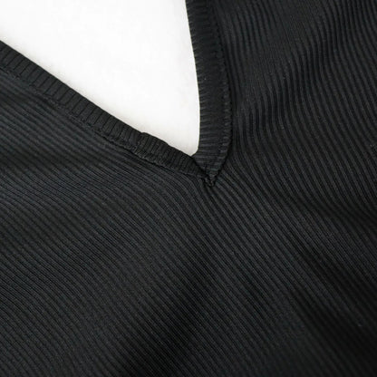 Fashion Tie-Waist V-Neck Jumpsuit