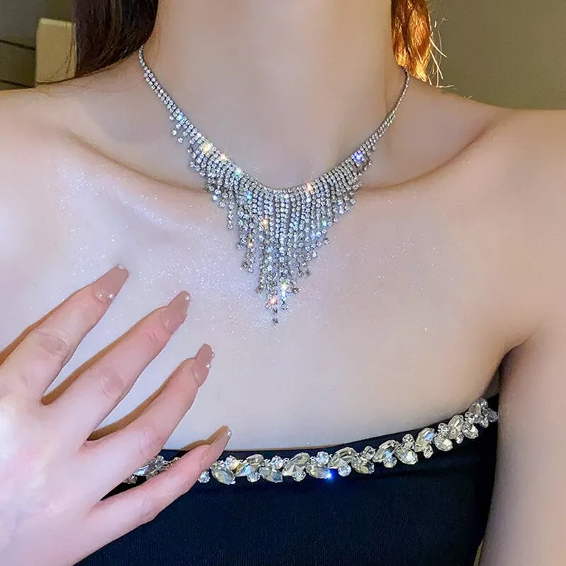 Elegant Triangle Pendant Necklace