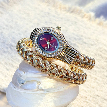 Snake Head Crystal Women’s Watch