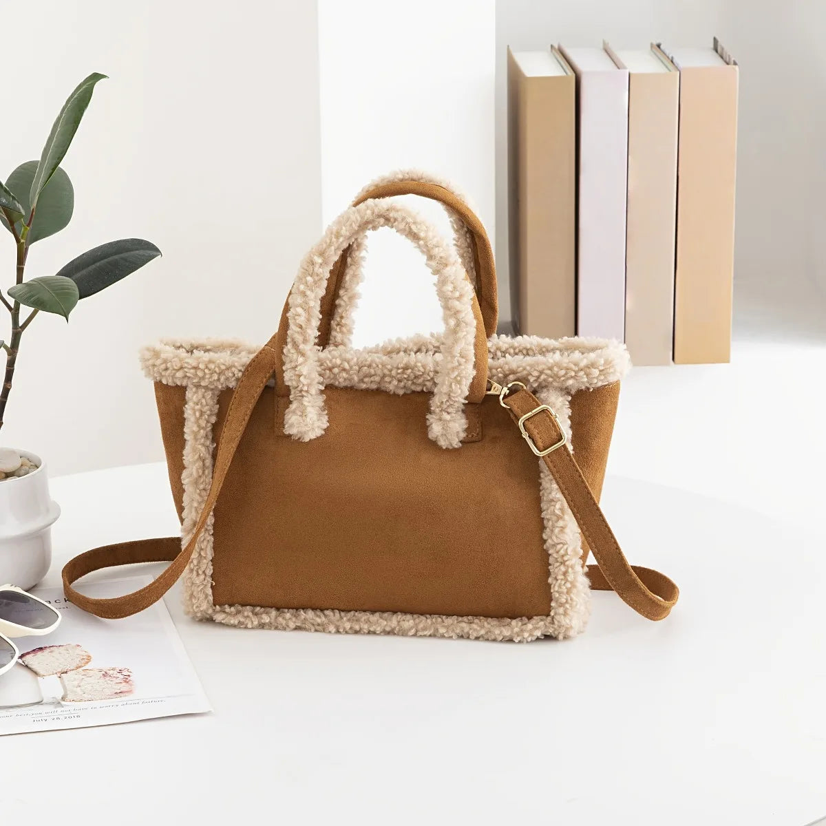 Plush Velvet Women’s Handbag