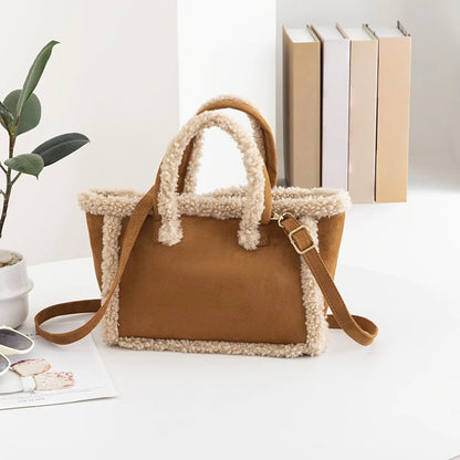 Plush Velvet Women’s Handbag