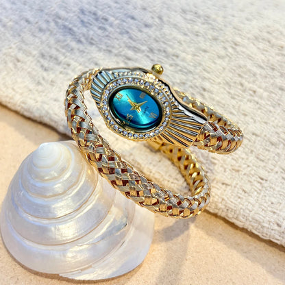 Snake Head Crystal Women’s Watch