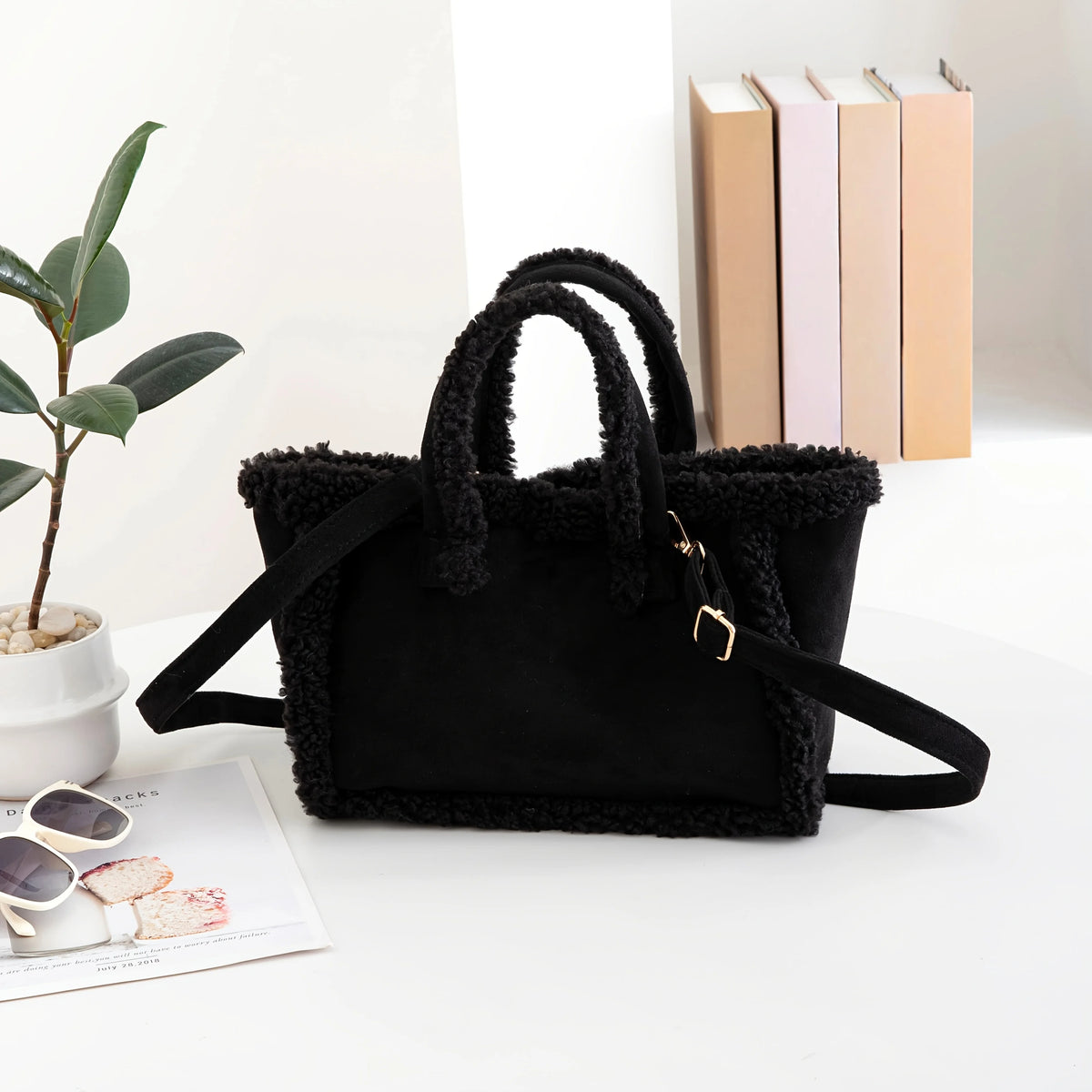 Plush Velvet Women’s Handbag