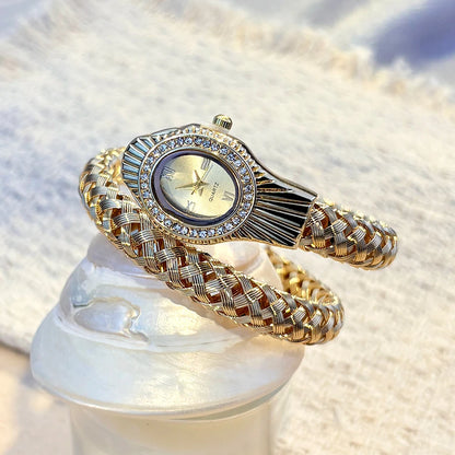 Snake Head Crystal Women’s Watch